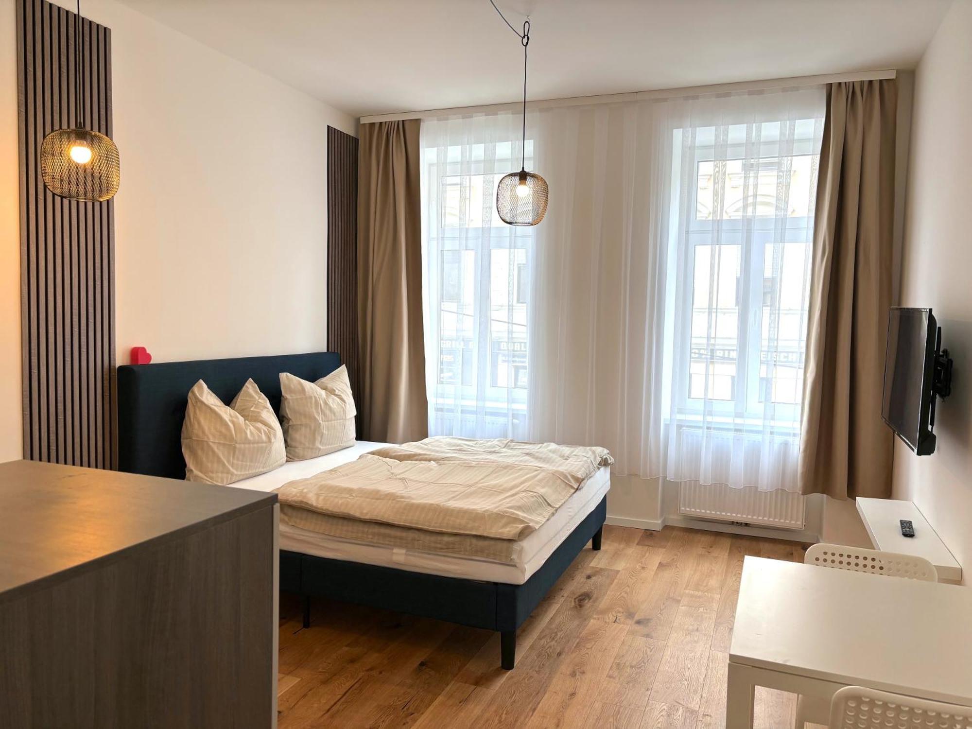 Smartes Apartment, Design, Queensize-bett Apartment